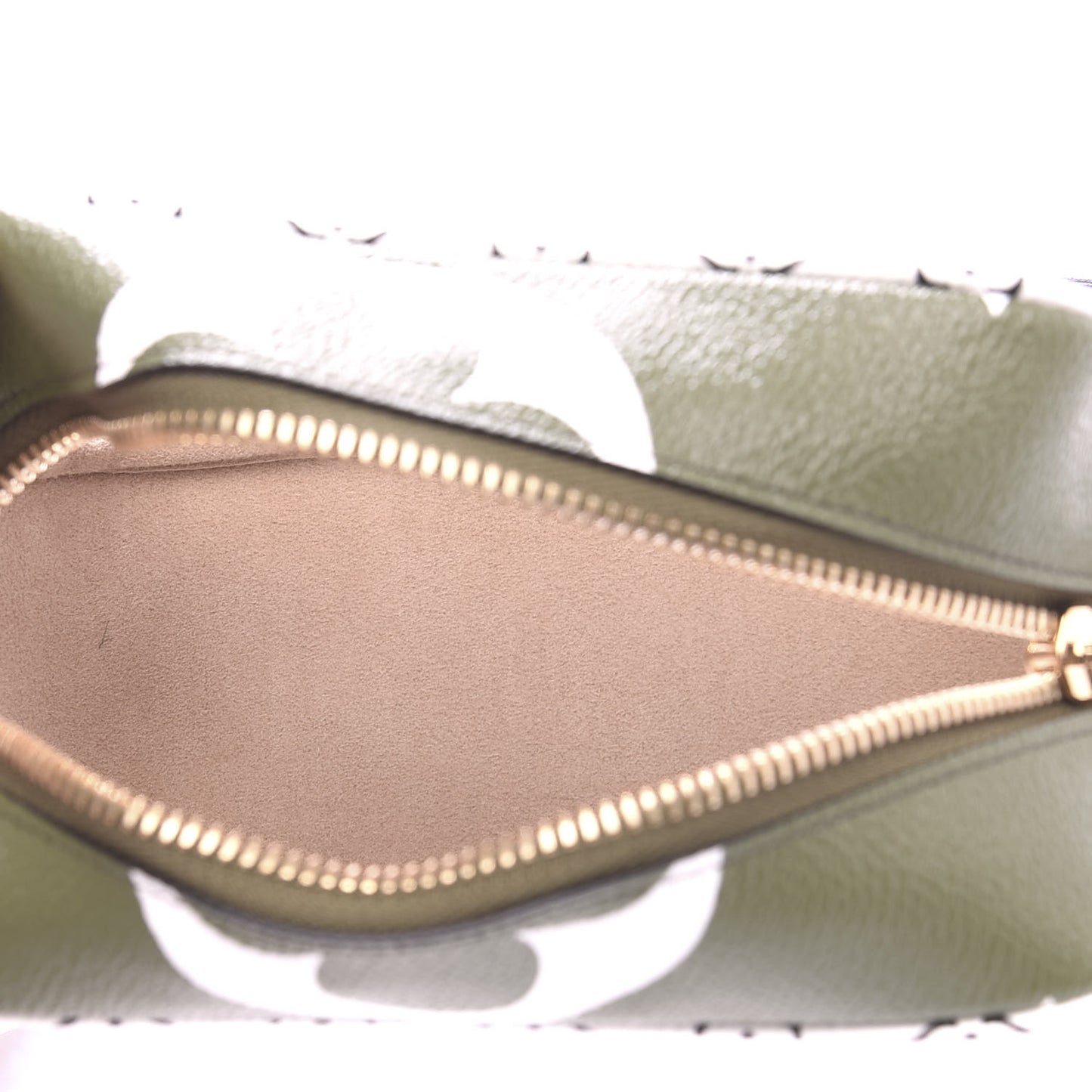 Monogram Giant Beach Pouch Kaki