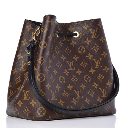 Louis Vuitton Monogram Neonoe MM Black 3 of 7