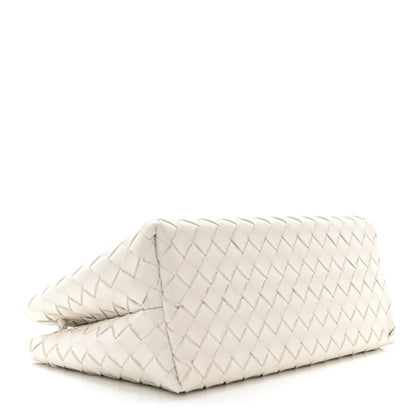 Bottega Veneta Nappa Intrecciato Small East West Andiamo Shoulder Bag White 4 of 9