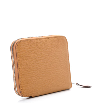 Hermes Epsom Silk'In Compact Wallet Sesame 2 of 7