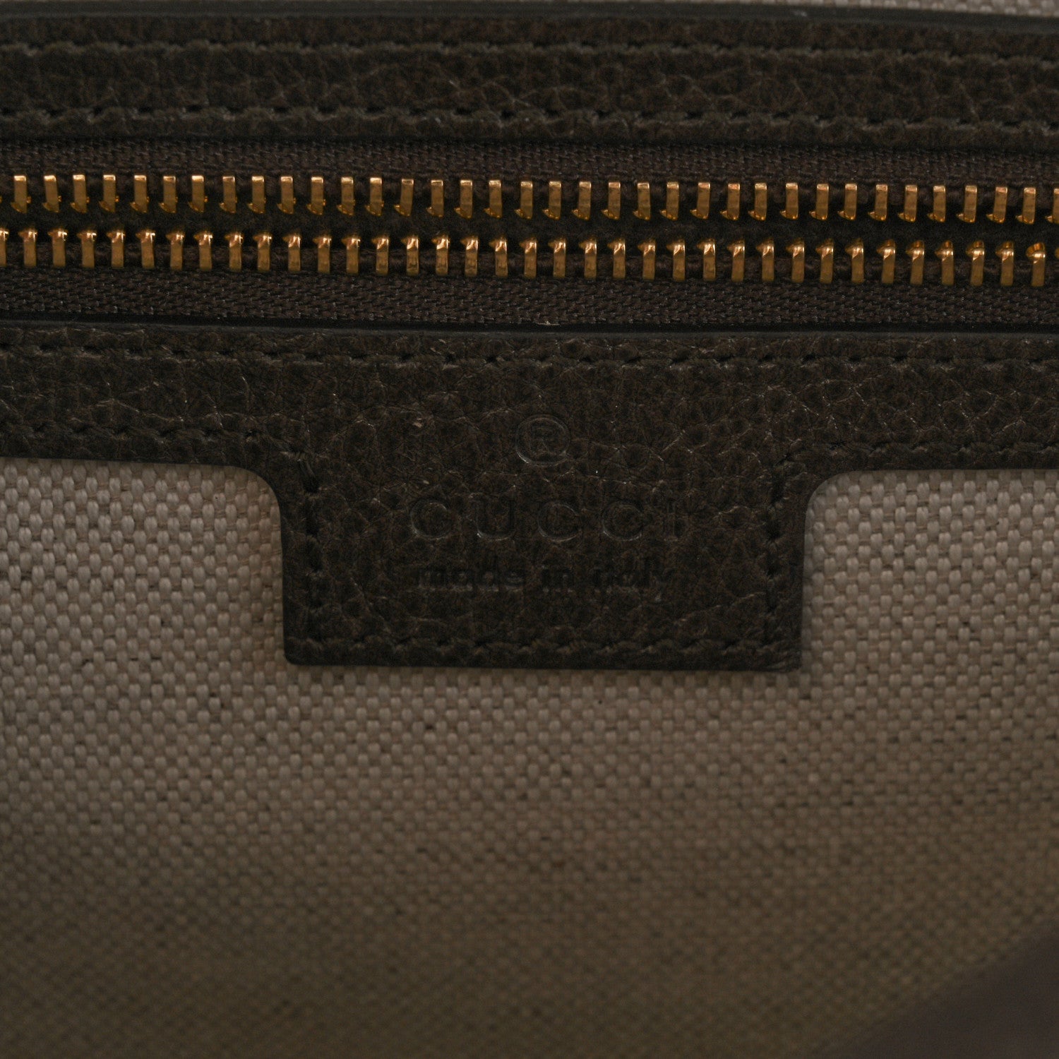 Gucci GG Supreme Monogram Textured Dollar Calfskin Web Studded Mini Ophidia Flap Shoulder Bag Beige Ebony New Acero 6 of 11