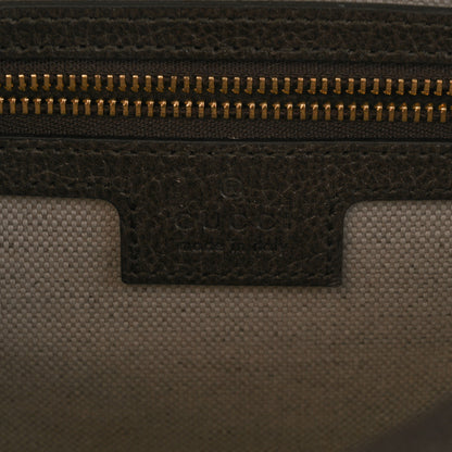 Gucci GG Supreme Monogram Textured Dollar Calfskin Web Studded Mini Ophidia Flap Shoulder Bag Beige Ebony New Acero 6 of 11