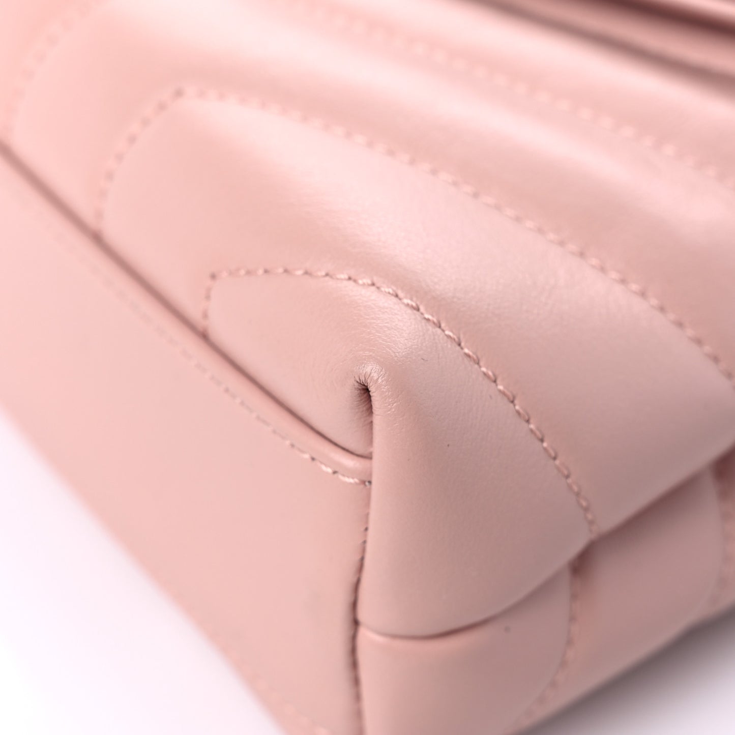 Calfskin Y Quilted Monogram Toy Loulou Chain Satchel Pale Pink
