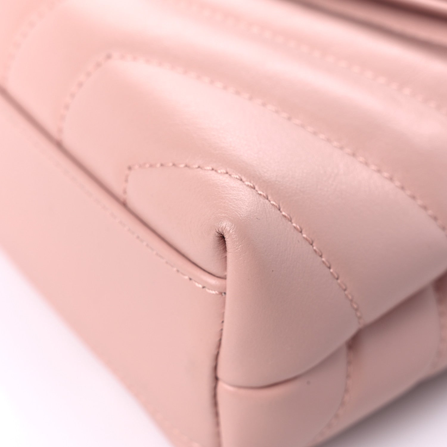 Saint Laurent Calfskin Y Quilted Monogram Toy Loulou Chain Satchel Pale Pink 10 of 14