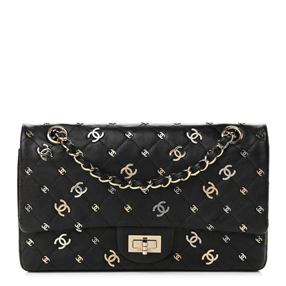 Chanel Calfskin CC Punk 2.55 Reissue 225 Flap Black 1 of 9
