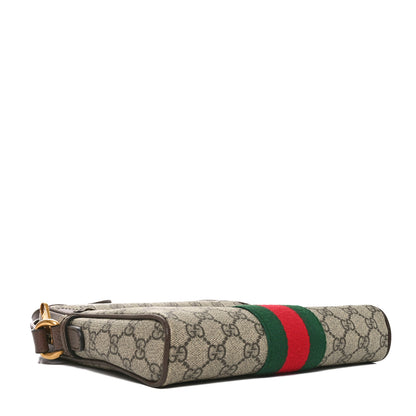 Gucci GG Supreme Monogram Web Small Ophidia Messenger Bag Brown 4 of 11
