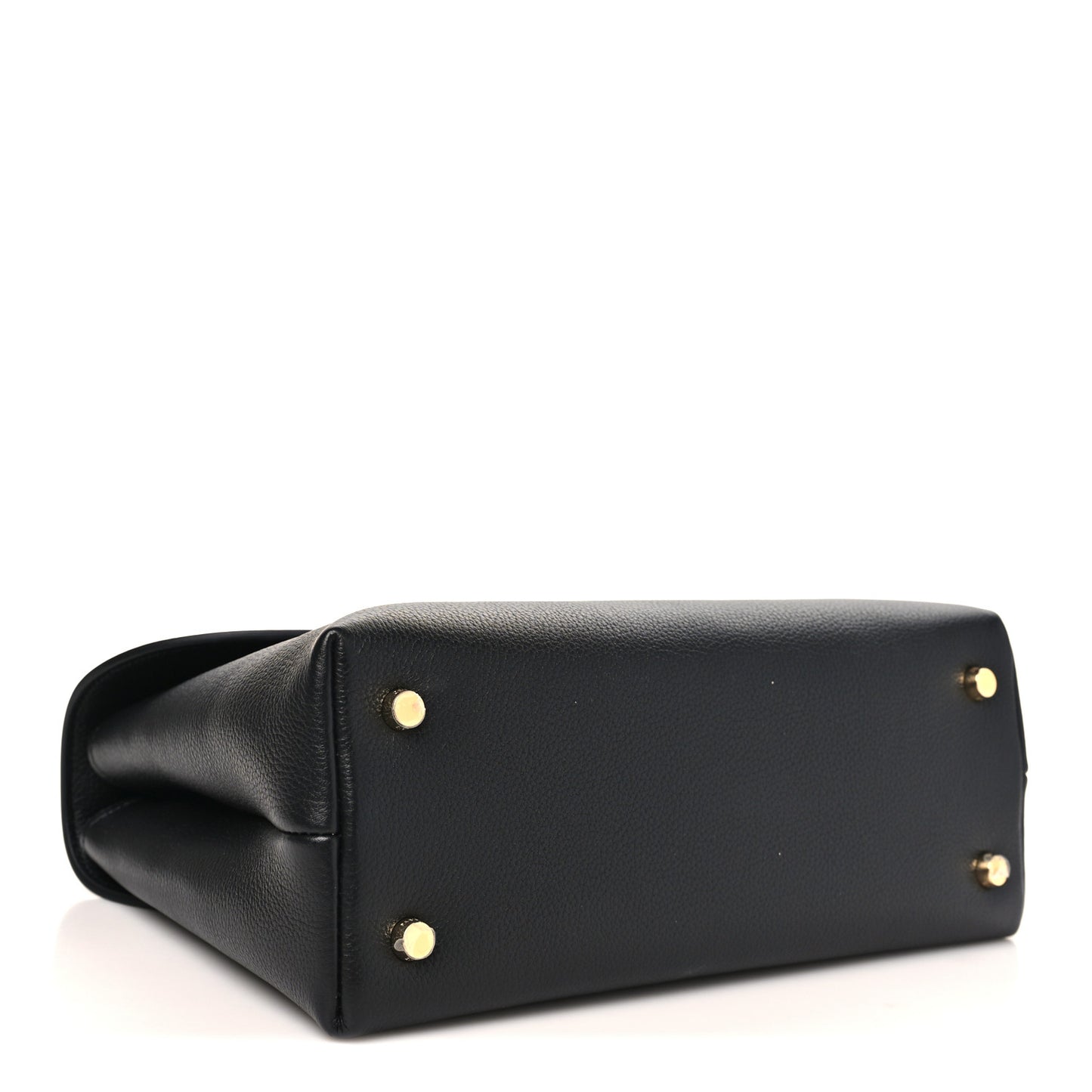 Supple Grained Calfskin Medium Nino Black