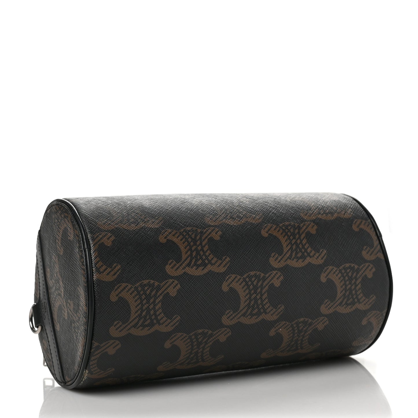 Triomphe Canvas XL Cylinder Bag Black