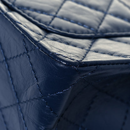 Chanel Aged Calfskin Quilted 2.55 Reissue Mini Flap Navy 11 of 12