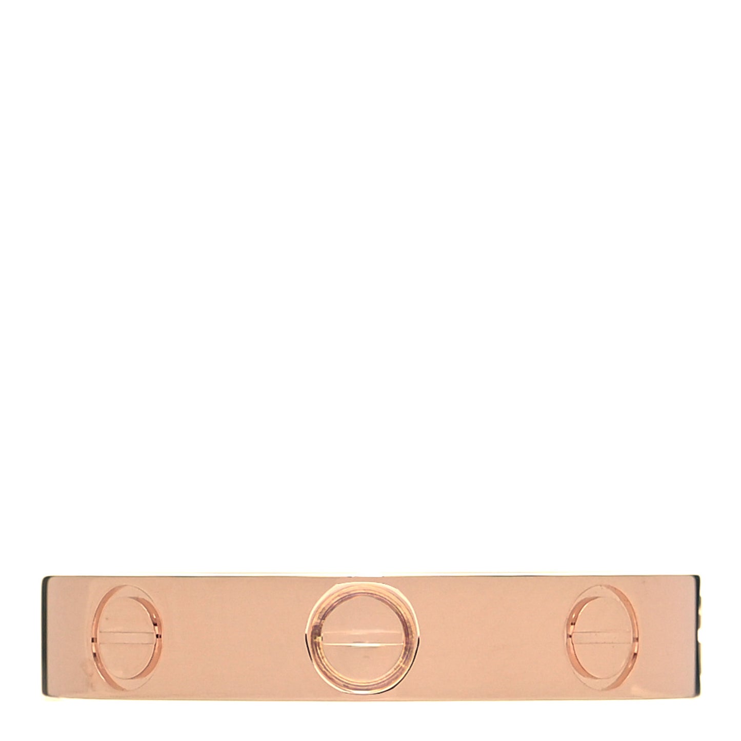 18K Pink Gold 3.5mm LOVE Wedding Band Ring 52 6
