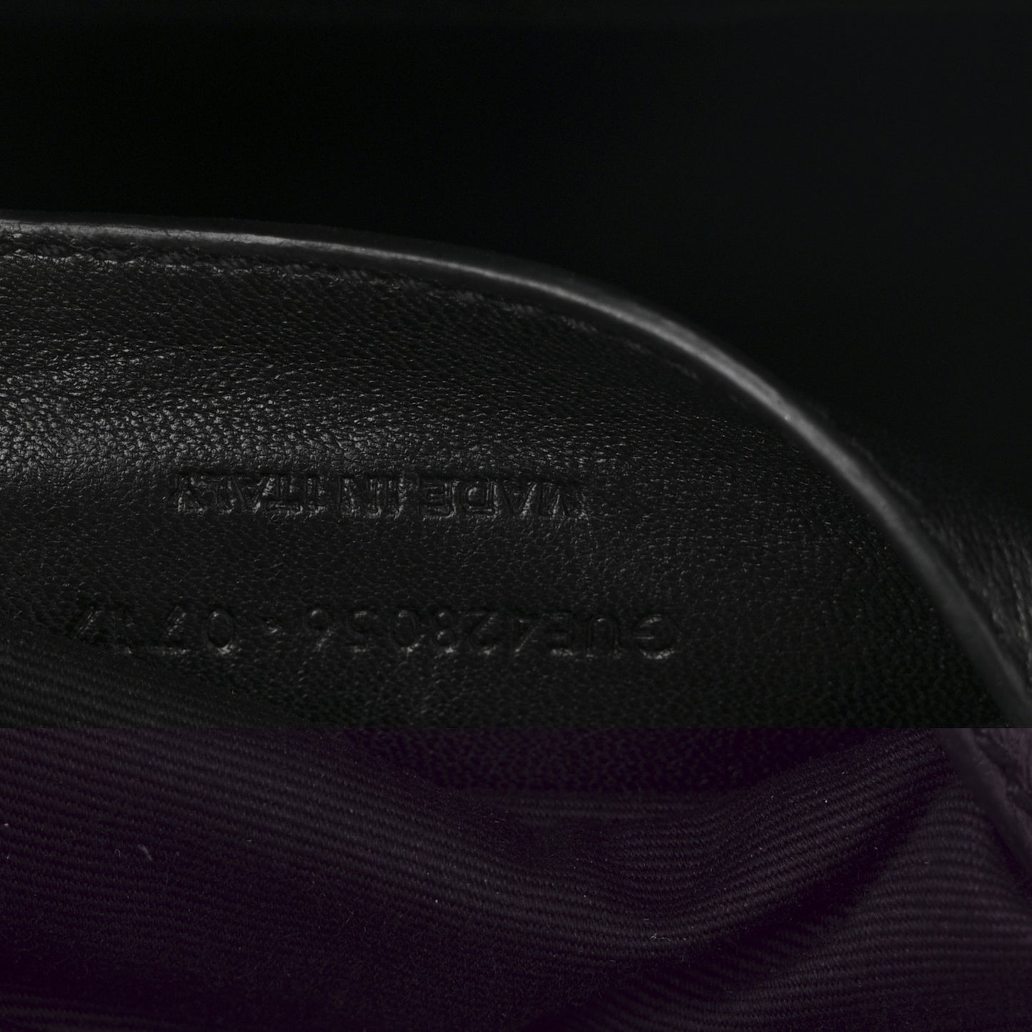 Calfskin Suede Matelasse Chevron Monogram Medium College Bag Black