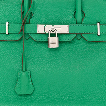 Hermes Taurillon Clemence Birkin 30 Menthe 7 of 11