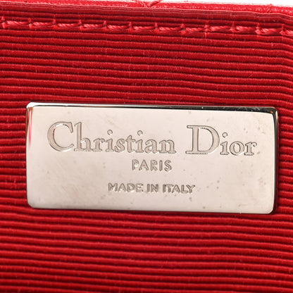 Christian Dior CHRISTIAN DIOR Lambskin Cannage Large Stardust Backpack Red 6 of 12