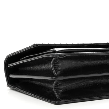 Saint Laurent Lambskin Mixed Quilted Medium Monogram Sunset Black 8 of 10