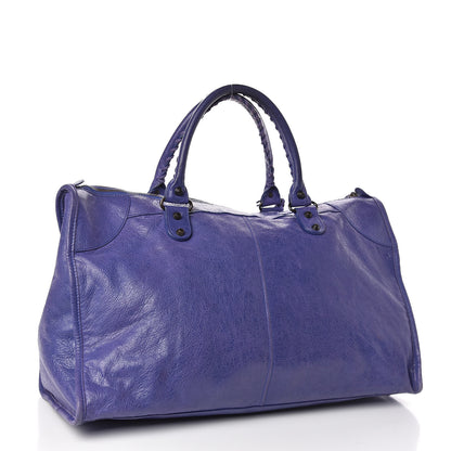 Balenciaga Agneau Classic Hardware Work Bleu Lavande 3 of 12