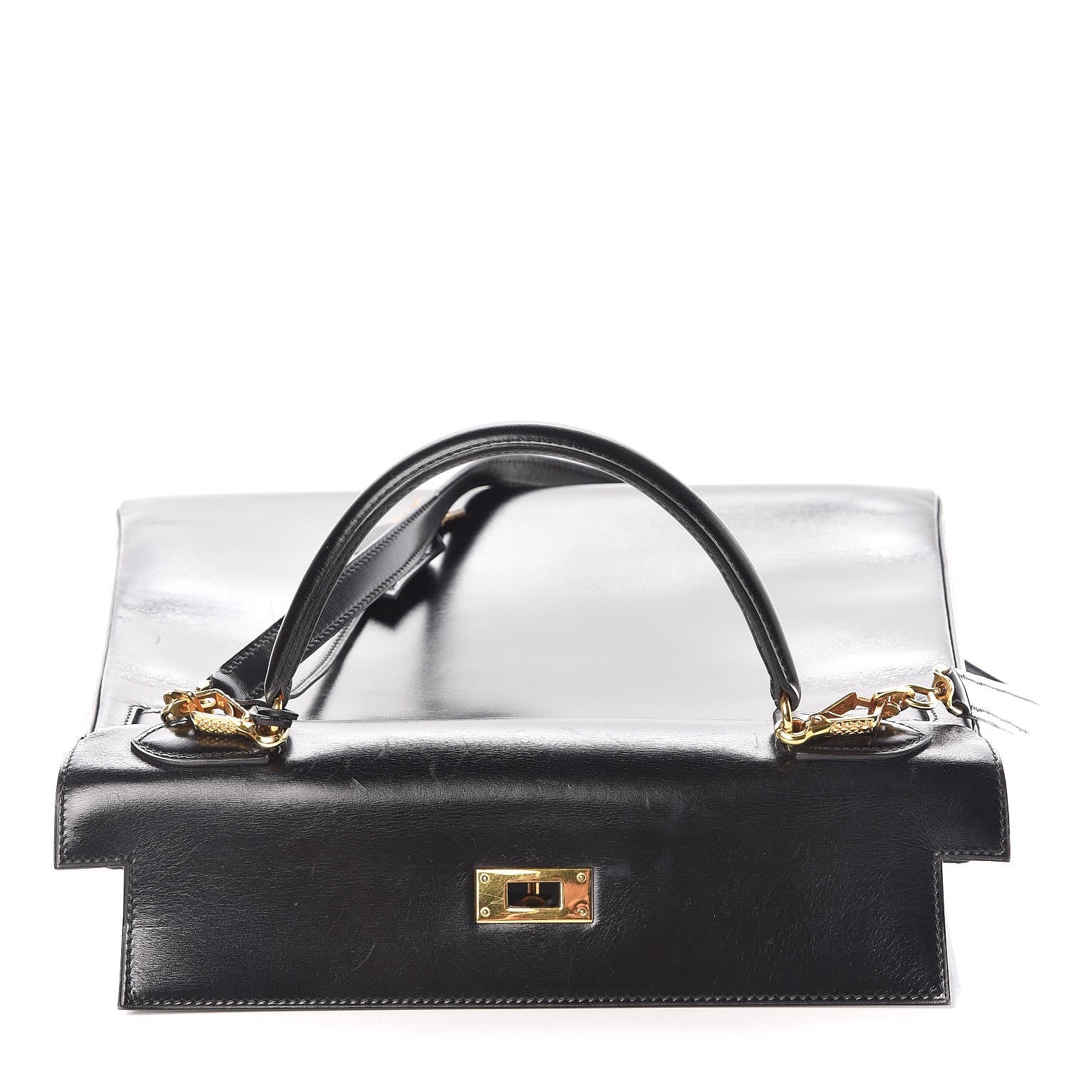 Hermes Box Kelly Retourne 32 Black 9 of 39