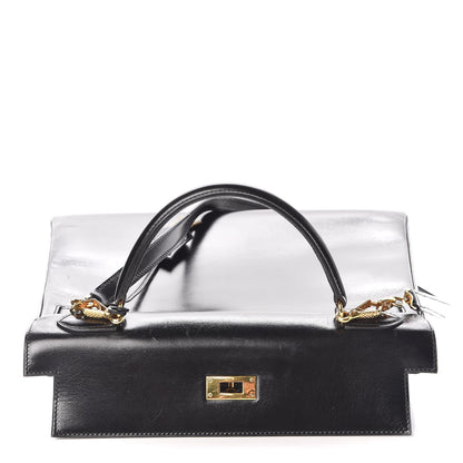 Hermes Box Kelly Retourne 32 Black 9 of 39