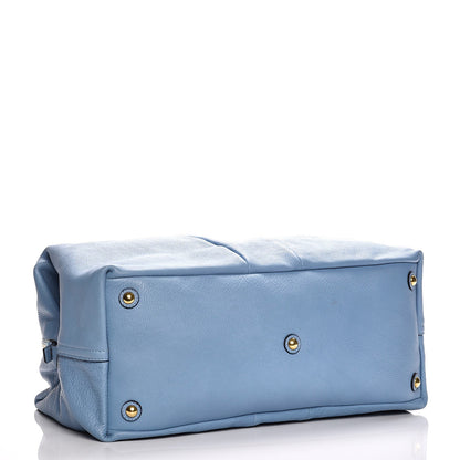 Saint Laurent Calfskin Medium Easy Sac Blue 4 of 10