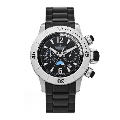 Jaeger-LeCoultre Titanium Rubber 44mm Master Compressor Diving Chronograph Automatic Watch Black 160.T.25 1 of 4