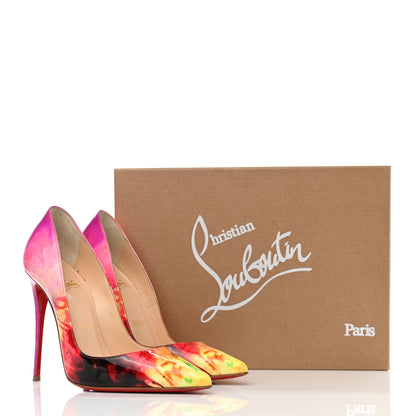Christian Louboutin Patent Tie and Dye So Kate 120 Pumps 36.5 Multicolor 10 of 10