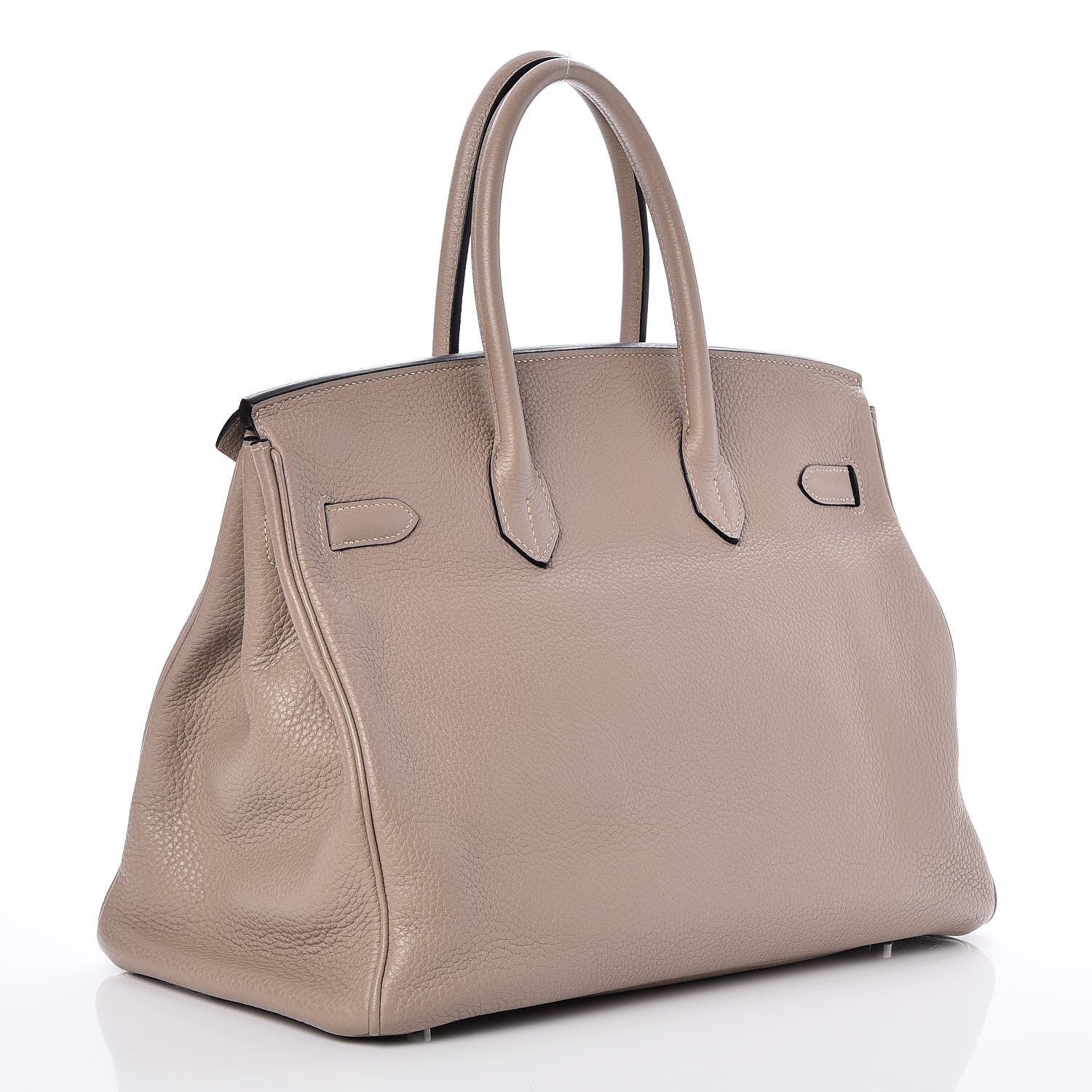 Hermes Taurillon Clemence Birkin 35 Gris Tourterelle 3 of 36
