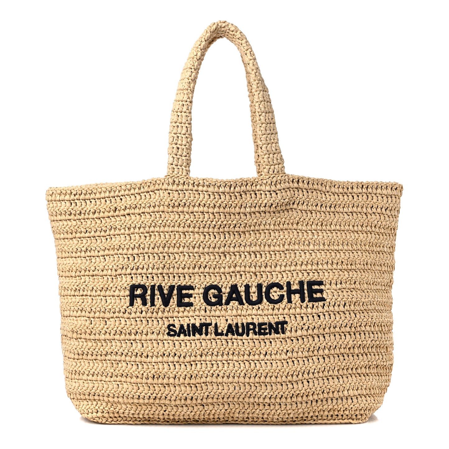 Raffia Rive Gauche Tote Natural