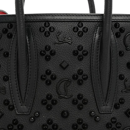 Christian Louboutin Calfskin Spikes Loubinthesky Mini Paloma Black 8 of 10