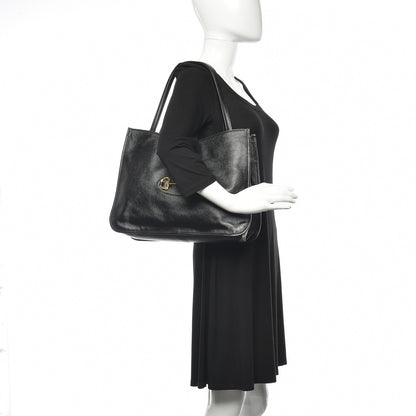 Gucci New Sakai Calfskin Lux Horsebit 1955 Tote Bag Black 2 of 9