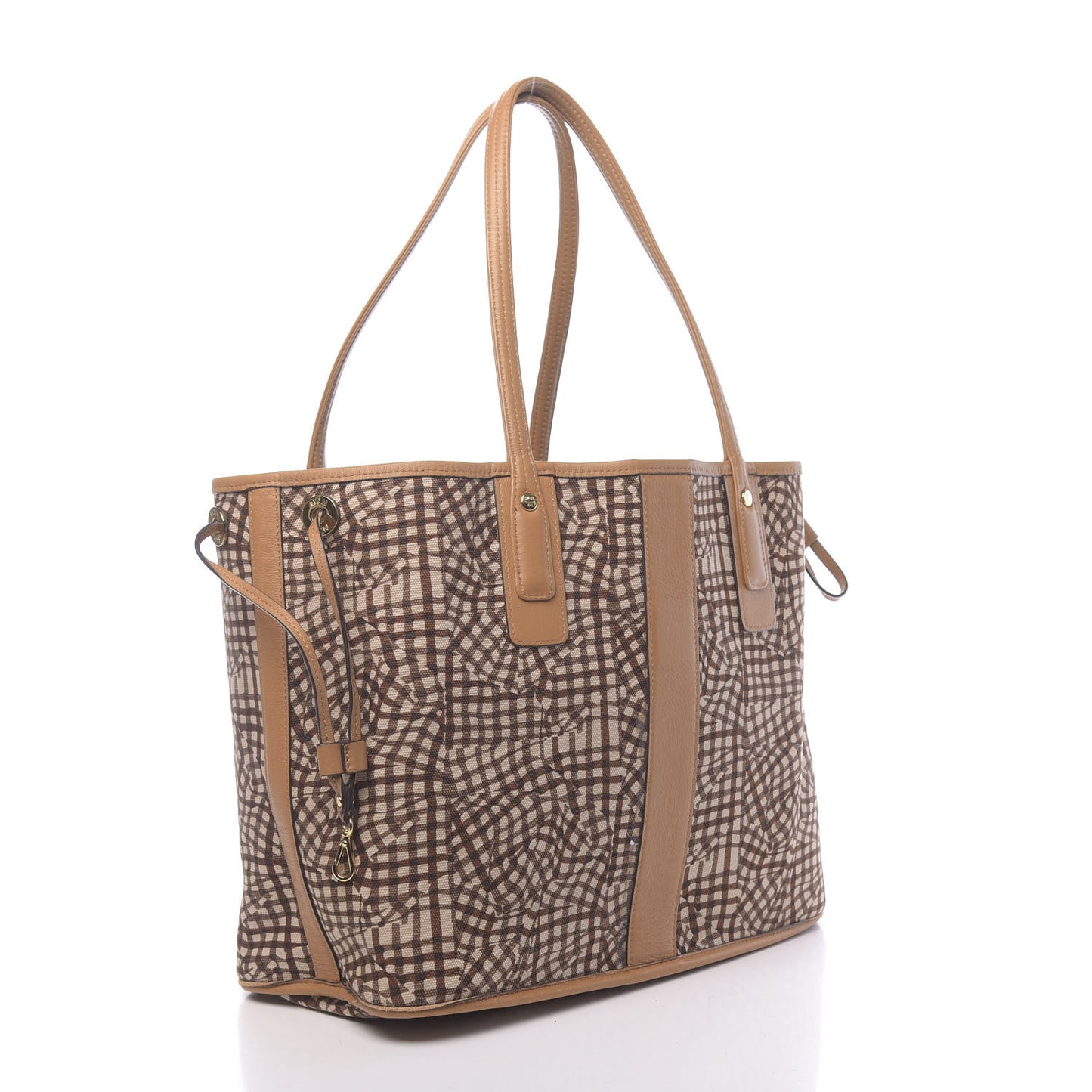 Visetos Medium Liz Reversible Shopper Tote Cognac