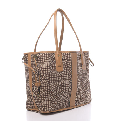 MCM Visetos Medium Liz Reversible Shopper Tote Cognac 6 of 16