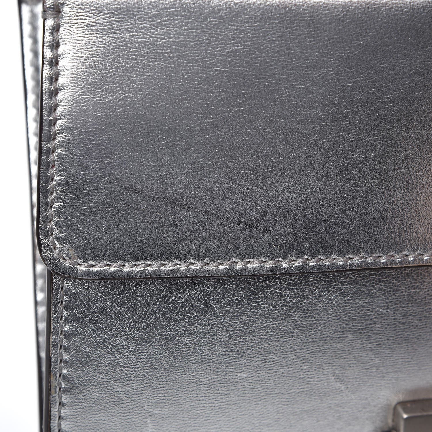 Gucci Metallic Calfskin Crystal Mini Dionysus Shoulder Bag Silver 9 of 11
