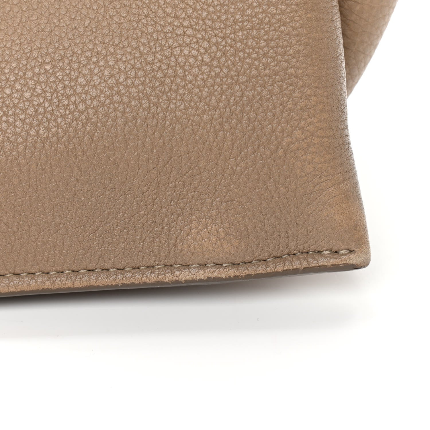 Celine Baby Grained Calfskin Small Tri-Fold Bag Light Taupe 15 of 18