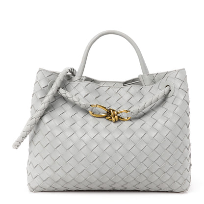Bottega Veneta Nappa Intrecciato Medium Andiamo Shoulder Bag Sterling 1 of 10