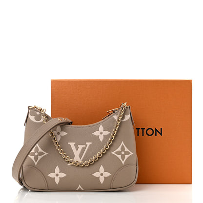 Louis Vuitton Empreinte Monogram Giant Bagatelle NM Tourterelle Creme 10 of 10