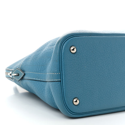 Hermes Taurillon Clemence Bolide 31 Blue Jean 9 of 10