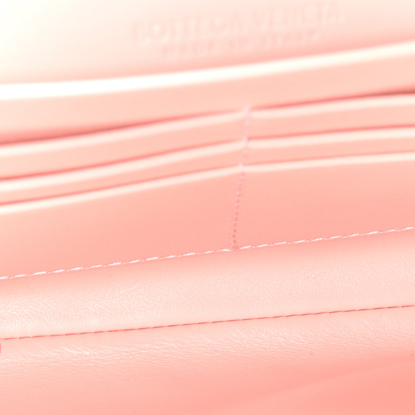 Nappa Intrecciato Long Andiamo Top Handle Clutch Rose