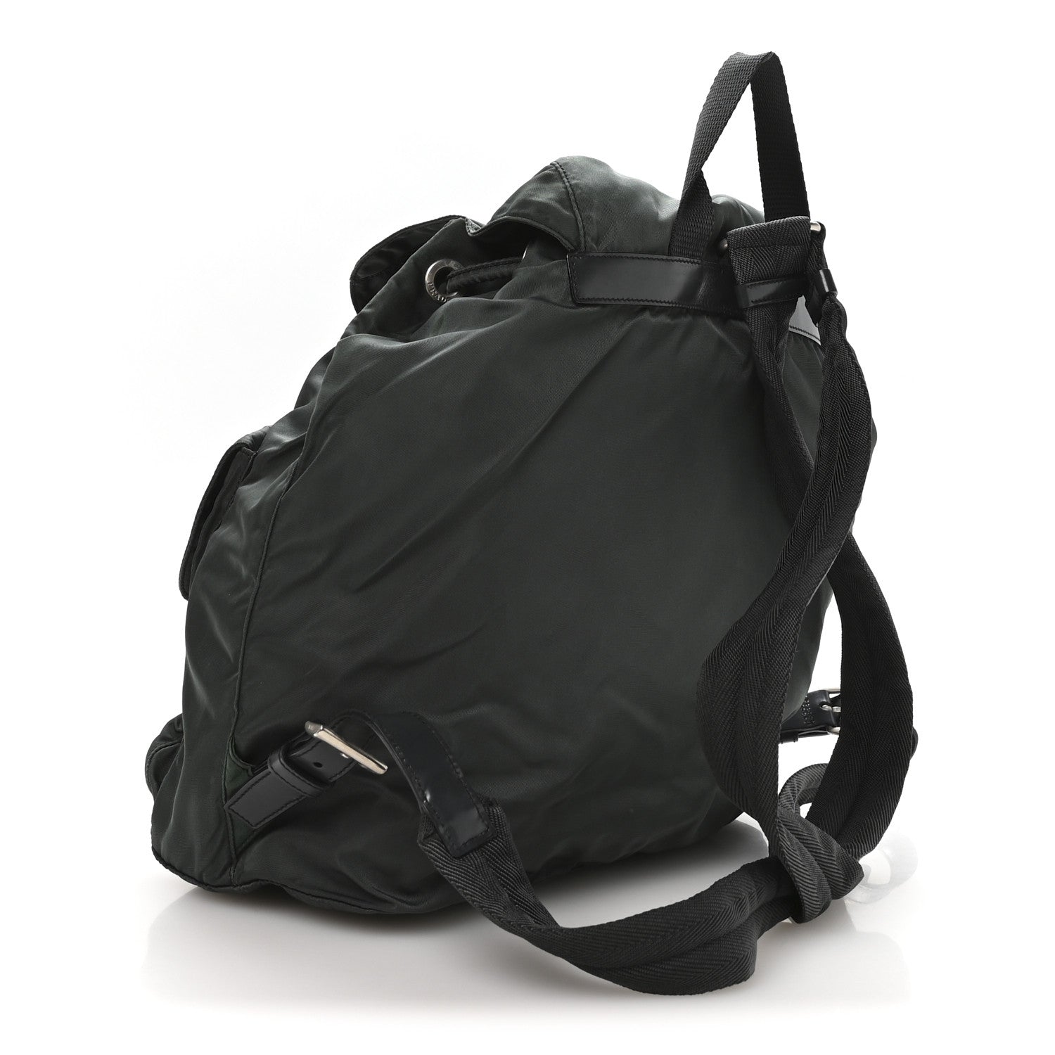 Prada Nylon Vela Medium Backpack Green 3 of 10