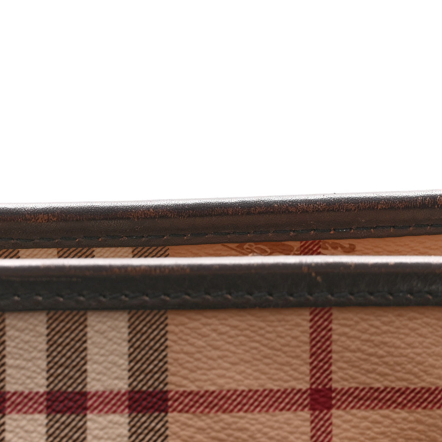 Burberry Haymarket Check Medium Regent Tote Chocolate 13 of 13