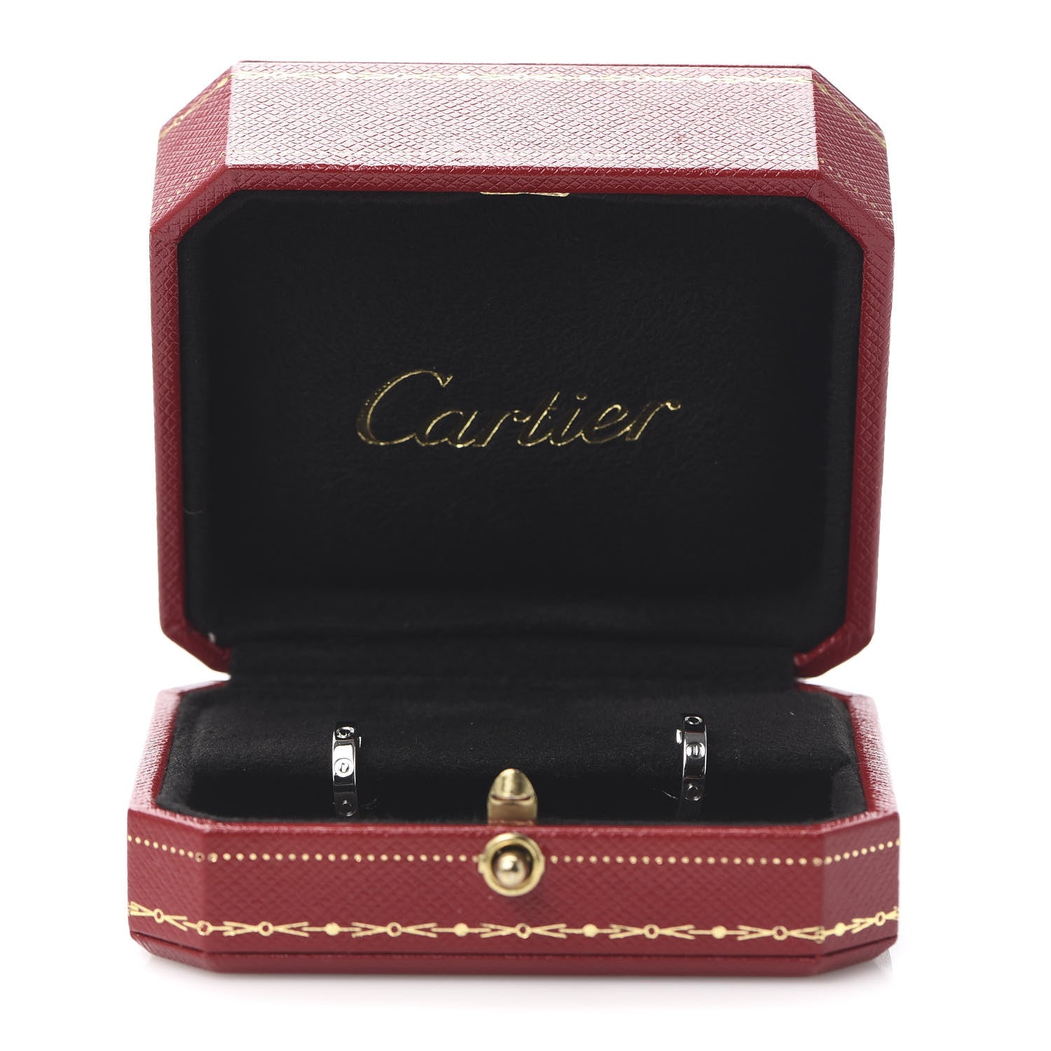 Cartier 18K White Gold Small LOVE Hoop Earrings 5 of 5