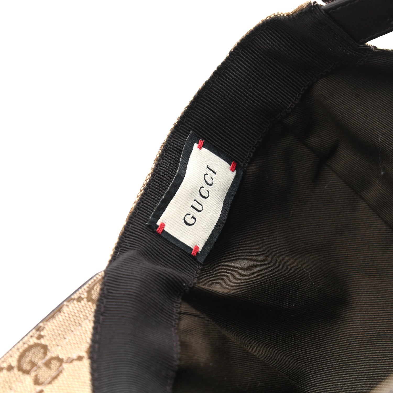 Gucci Monogram Web Baseball Hat M Beige Cocoa 9 of 9
