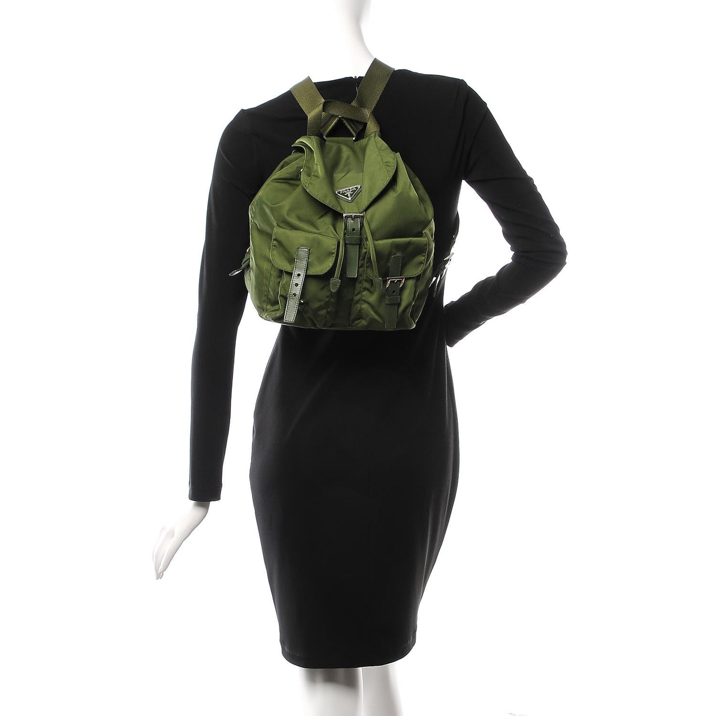 Nylon Vela Small Backpack Army