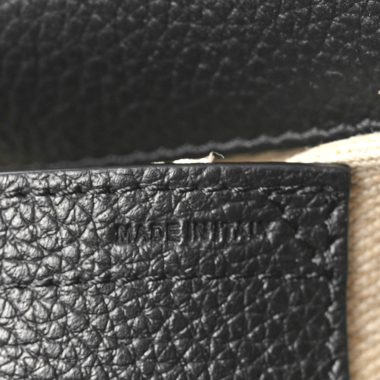 Grained Calfskin Medium Marcie Round Crossbody Bag Black