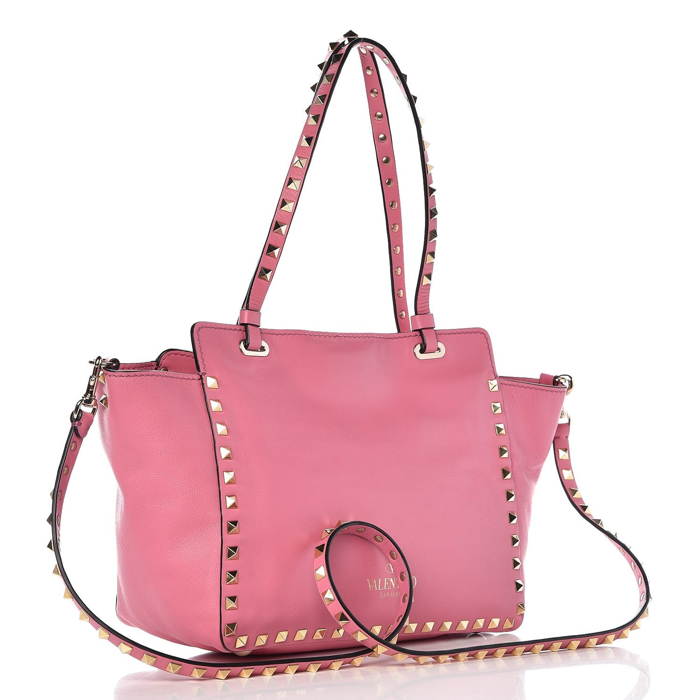 Vitello Small Rockstud Tote Ninphea