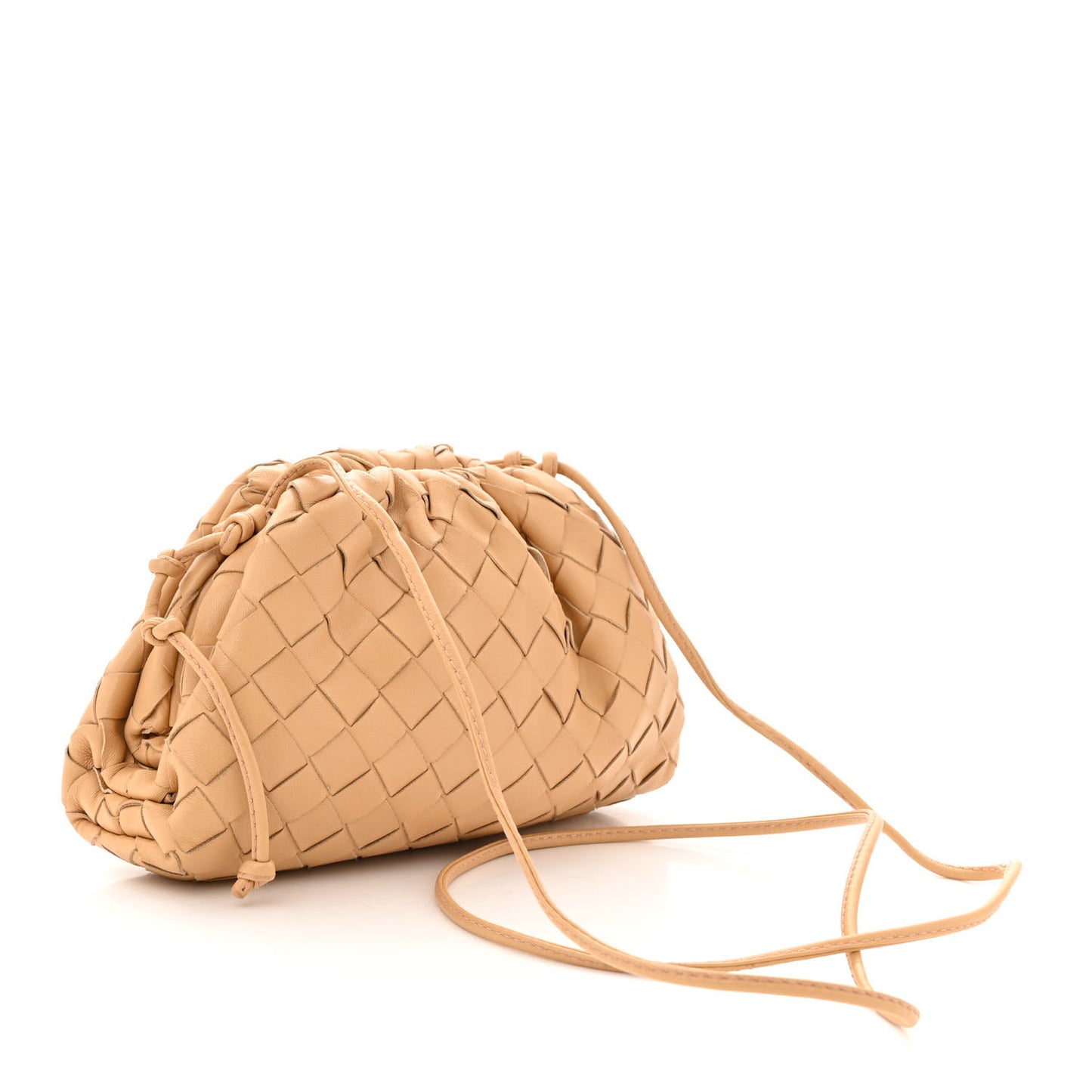 Nappa Intrecciato The Mini Pouch Almond