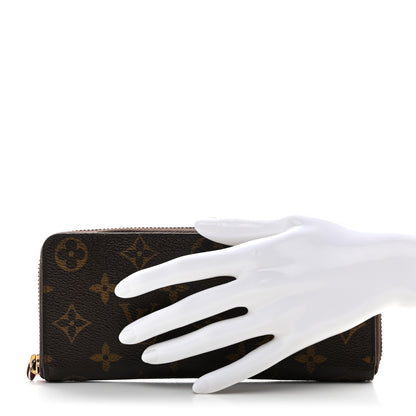 Louis Vuitton Monogram Clemence Wallet Fuchsia 2 of 12