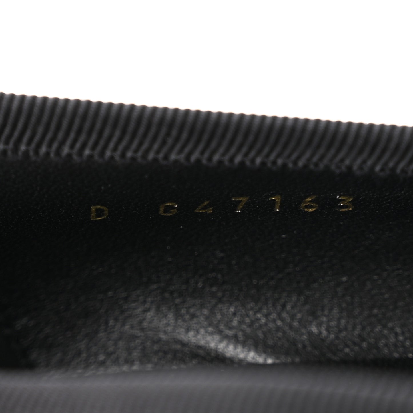 Lambskin Quilted CC Cambon Ballet Flats 36 Black White