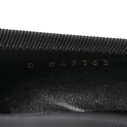 Chanel Lambskin Quilted CC Cambon Ballet Flats 36 Black White 9 of 10