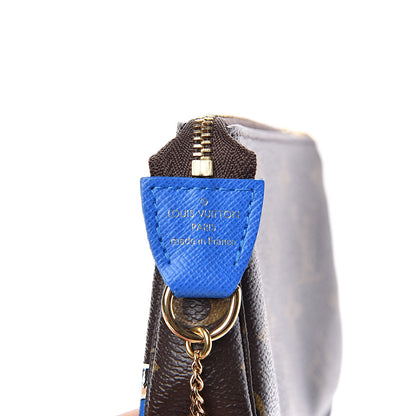Louis Vuitton Monogram 2019 Christmas Animation Mini Venice Pochette Accessories Blue 7 of 8