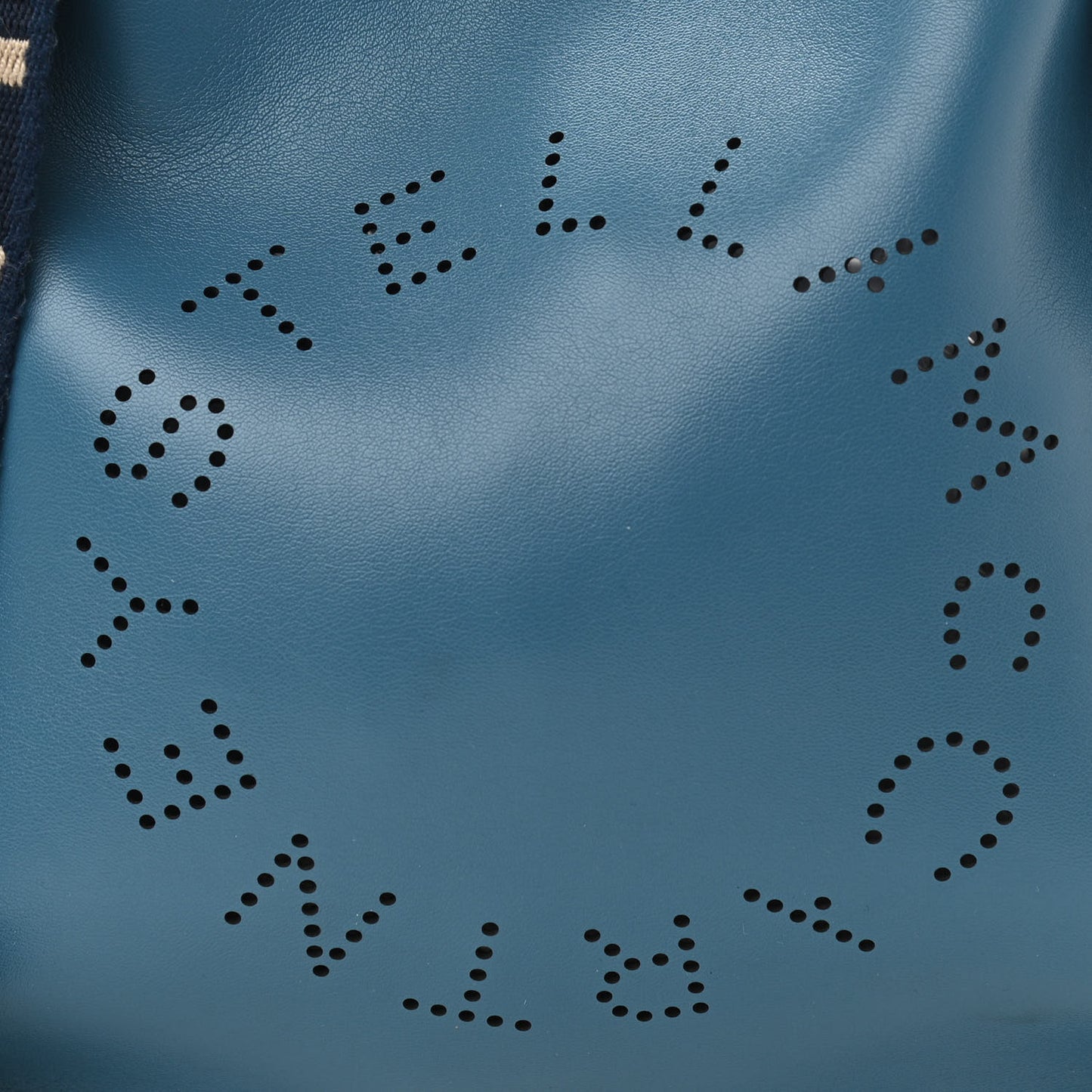 Eco Alter Nappa Perforated Logo Mini Crossbody Teal