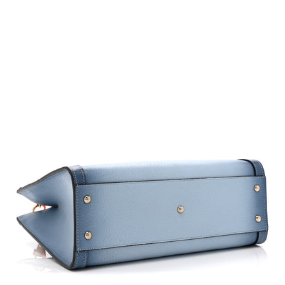 Gucci Textured Dollar Calfskin Web Small Diana Tote Bag Blue Ombre 4 of 11
